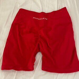 Alphalete Amplify Short 4.5" - Formula Red